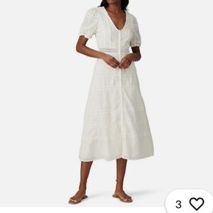 Sweet Baby Jaime-Ivory Lace Midi Dress😍😍